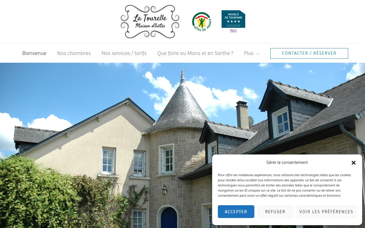 La Tourelle - Maison d'hôtes en Sarthe